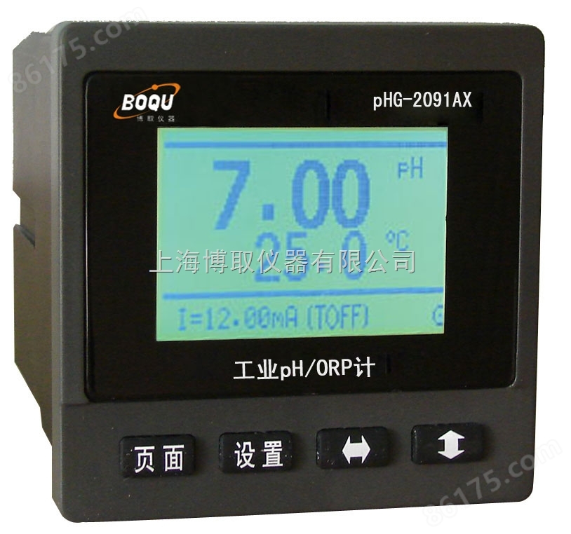 PHG-206污水PH温度厂家 --上海王玉章